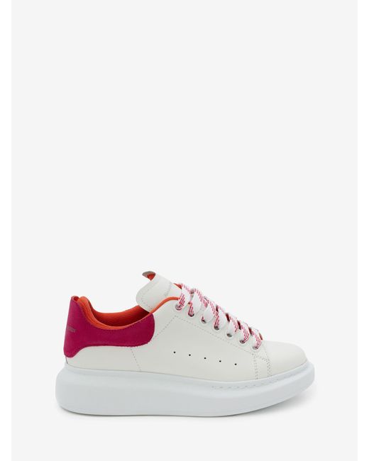 Sneaker oversizeAlexander McQueen in Pelle di colore Rosa | Lyst