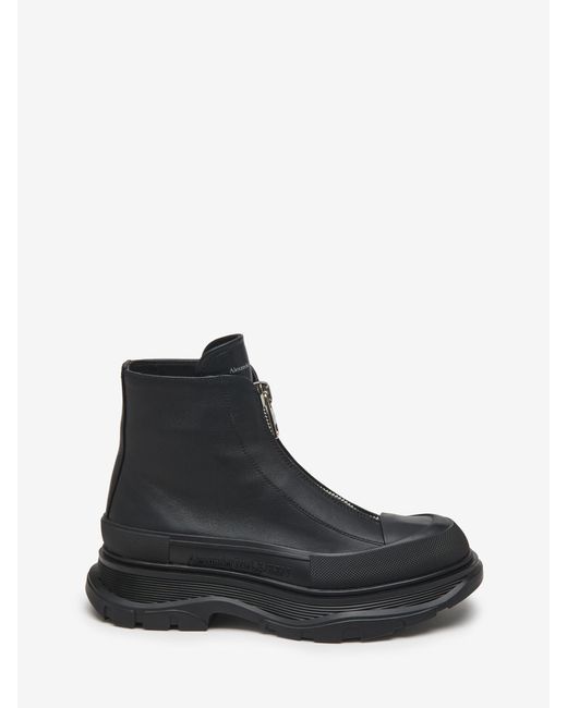 alexander mcqueen tread lace up boot