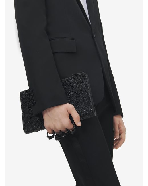 McQueen White Knuckle Flat Pouch