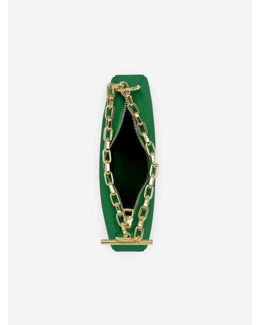 Alexander McQueen ミニ Tバー ポーチ Green