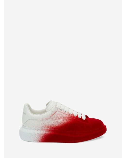 Alexander McQueen Red Oversized Sneaker for men