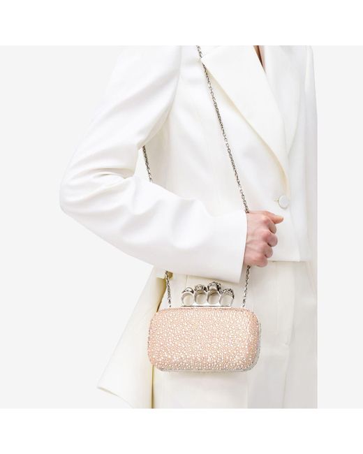 Alexander McQueen ナックル クラッチ Pink