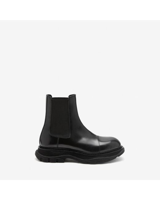 Alexander McQueen Tread chelsea-boots in Black für Herren