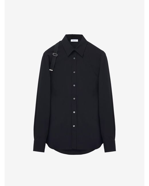 McQueen Blue Harness Shirt for men