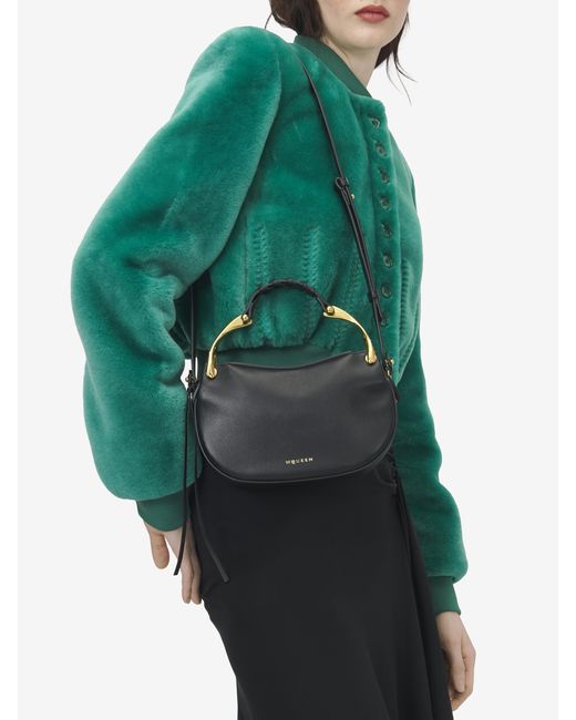 McQueen Black Wishbone Mini