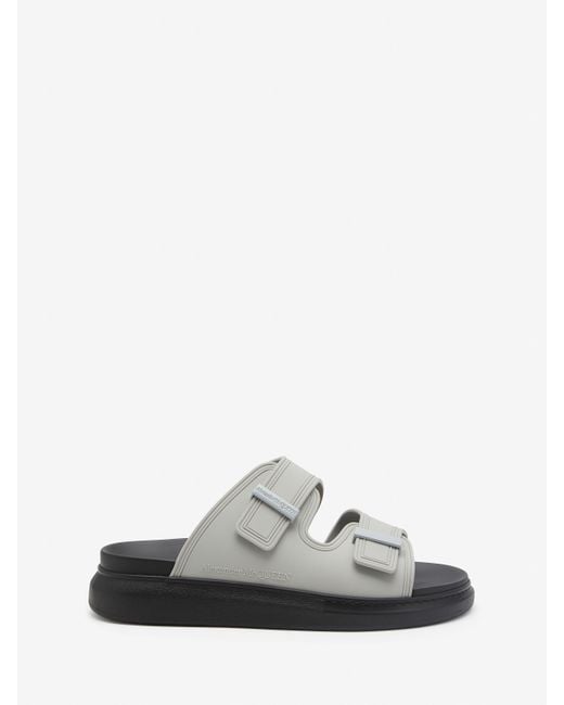 McQueen Oversized Hybrid Sandals in Gray for Men | Lyst