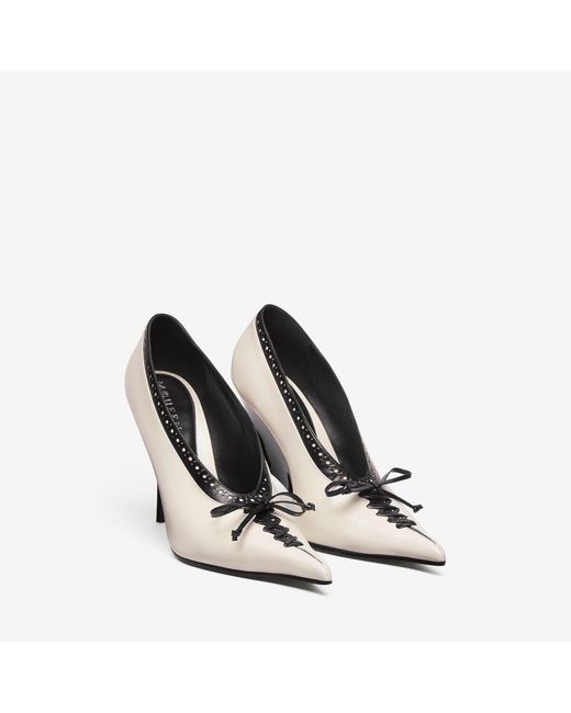 McQueen White Koko Pump
