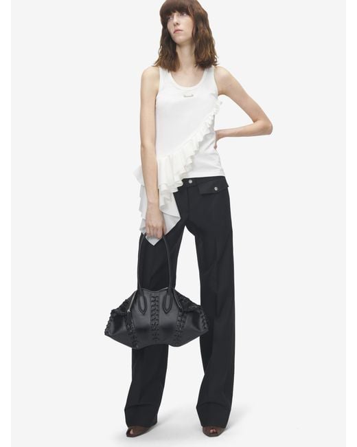 McQueen Black Manta Bag