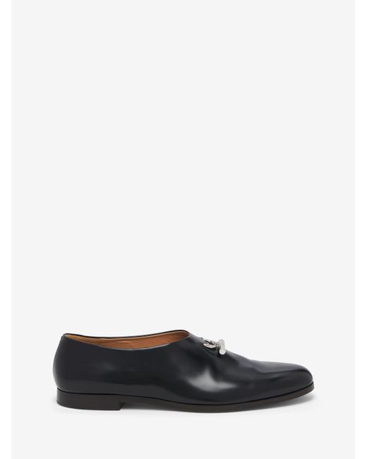 Alexander McQueen White T-Bar Loafer for men
