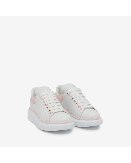 Alexander McQueen White Pink Oversized Sneaker