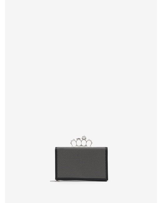 McQueen White Knuckle Flat Pouch