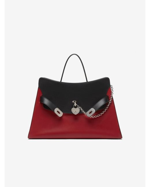 Borsa Locke di McQueen in Red