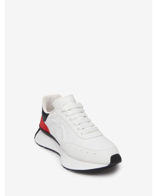 Alexander McQueen White Sprint Runner for men