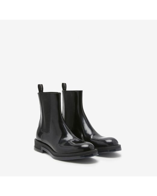 Alexander McQueen Black Float Chelsea Boot for men