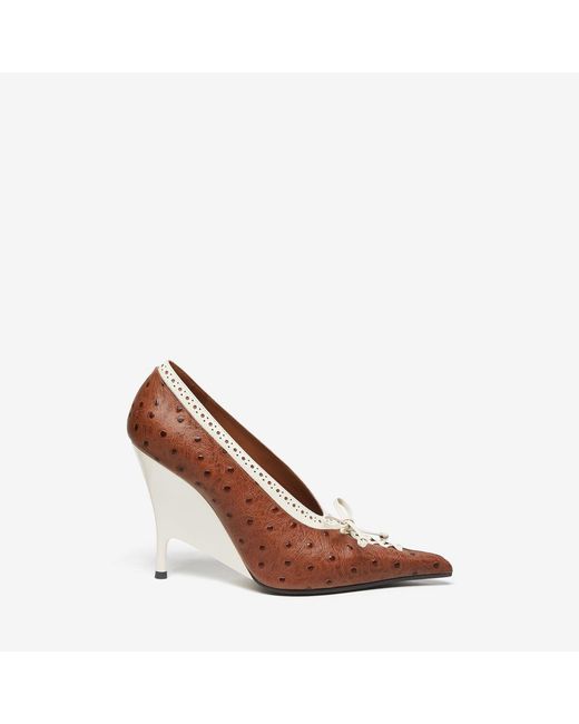 McQueen Brown Koko Pump