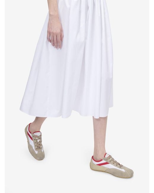 McQueen White Boxe Sneaker