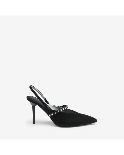 Alexander McQueen レベル スリングバック Black