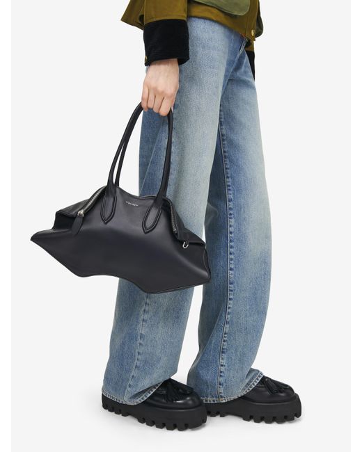 McQueen Black Manta Bag