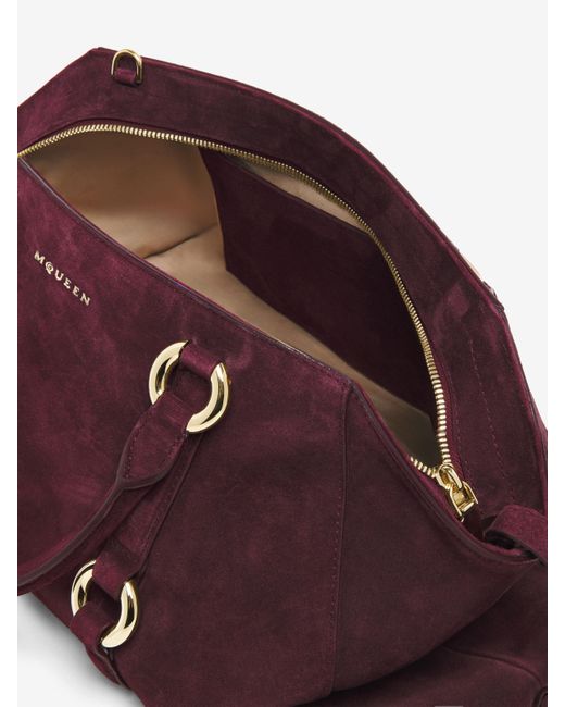Alexander McQueen Purple Farringdon Bag