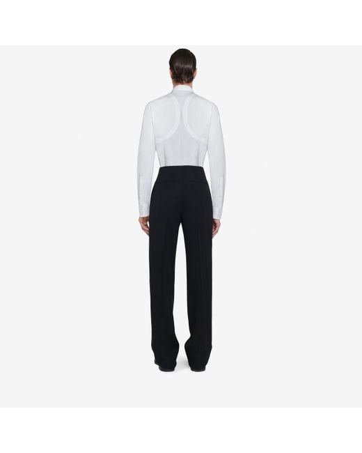 Pantalon de smoking large Alexander McQueen pour homme en coloris Black