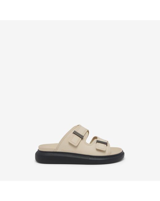 メンズ Alexander McQueen ハイブリッド スライド Natural