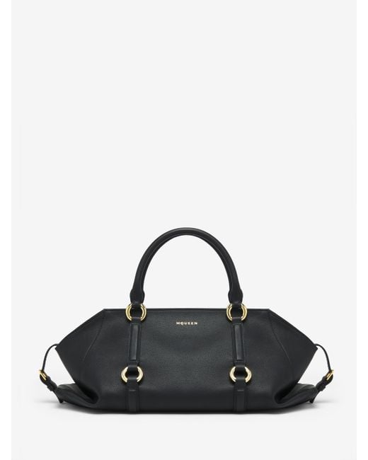 Alexander McQueen Black Farringdon Tasche