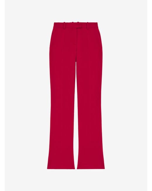 Alexander McQueen Grain De Poudre Tailored Trousers