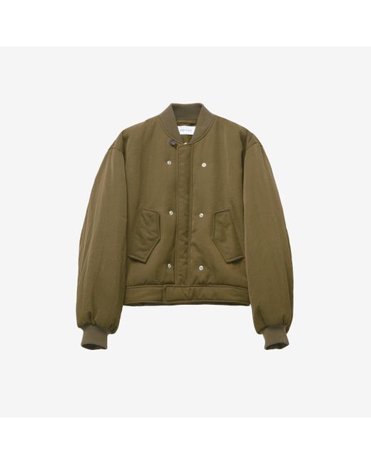 メンズ Alexander McQueen ダブルレイヤー ボンバージャケット Green