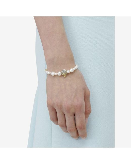 Alexander McQueen Metallic Skull And Friendship Bracelet