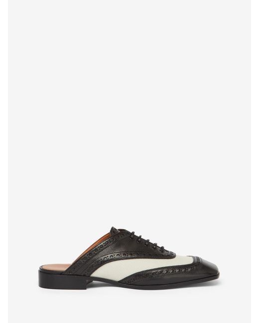 Alexander McQueen Black Crow Mule