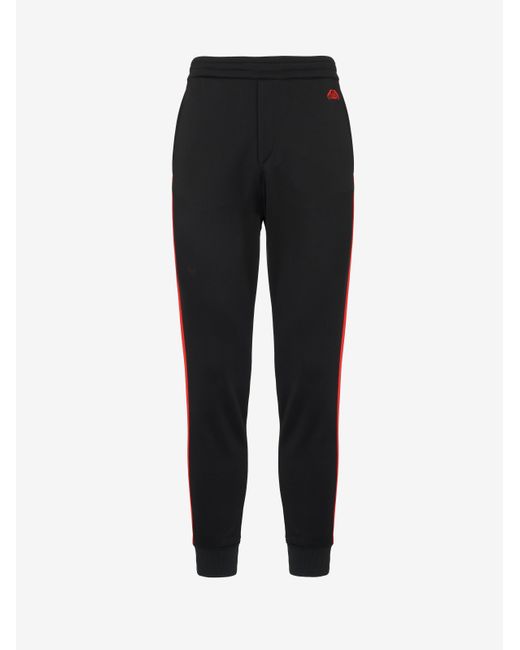 Alexander McQueen Jogginghose Mit Halbem Siegellogo in Black für Herren