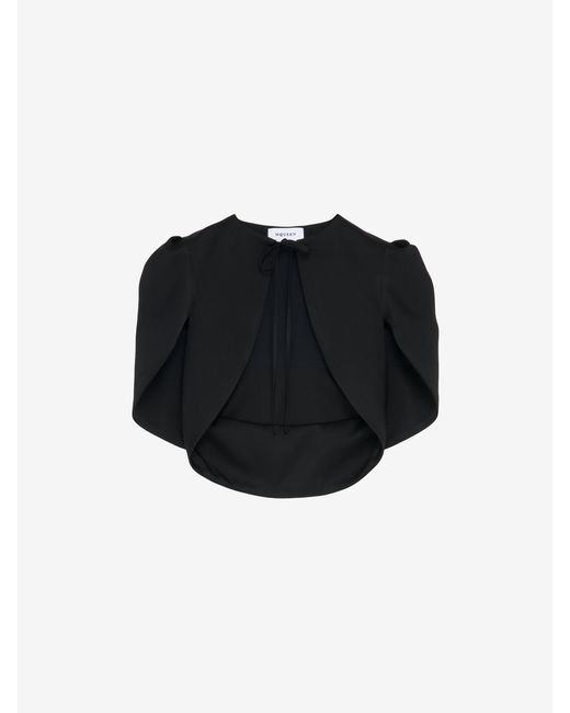 McQueen White Tailored Bolero Jacket