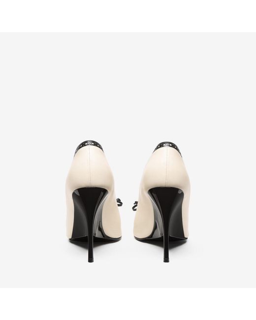 McQueen White Koko Pump