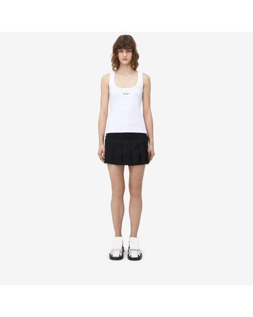 Alexander McQueen Mcqueen プレート タンクトップ White