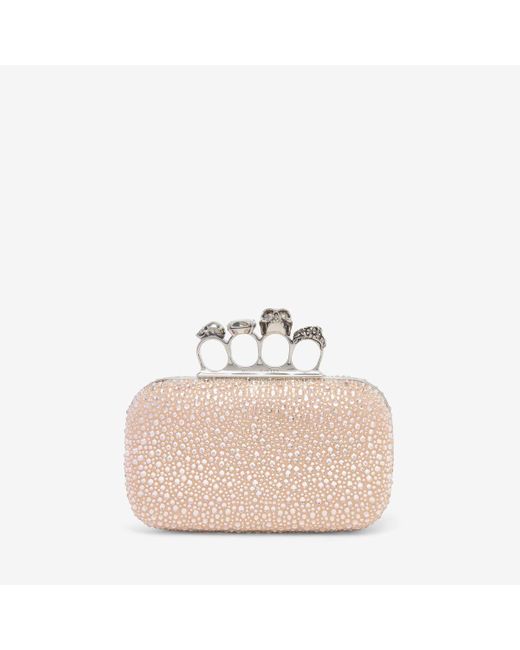 Alexander McQueen ナックル クラッチ Pink