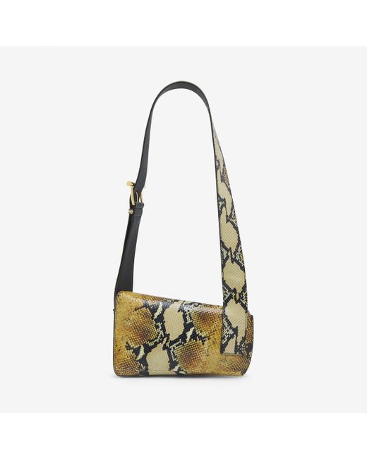Alexander McQueen Metallic T-bar Sling Bag