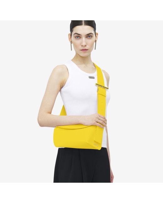 Alexander McQueen Tバー スリング バッグ Yellow