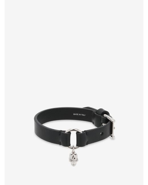 Alexander McQueen Skull-Ring-Armband in White für Herren