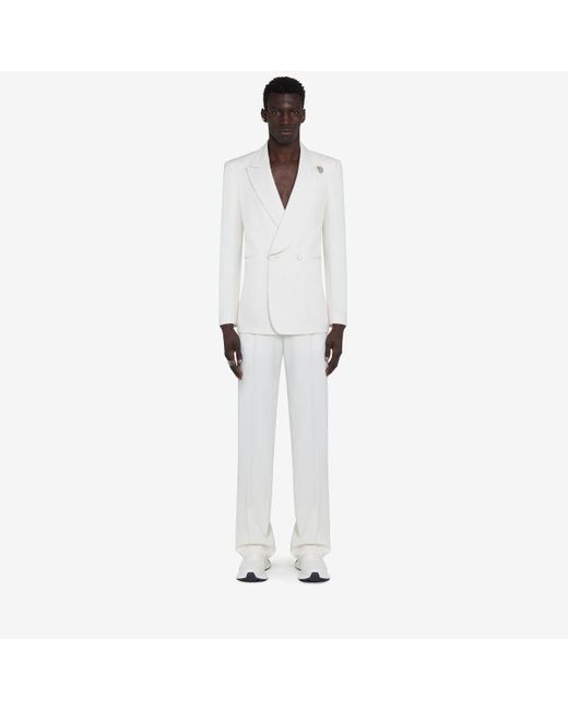 Pantalon large Alexander McQueen pour homme en coloris White