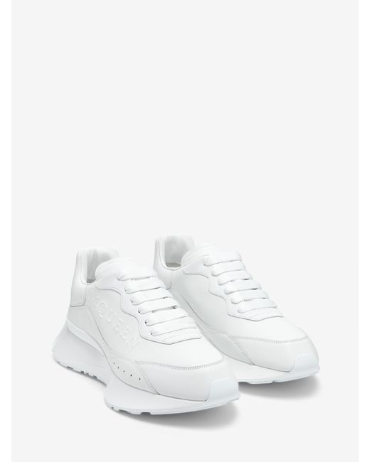 Alexander McQueen White Sprint Runner for men