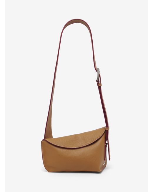 Alexander McQueen Brown Mcqueen T-Bar Sling Tasche