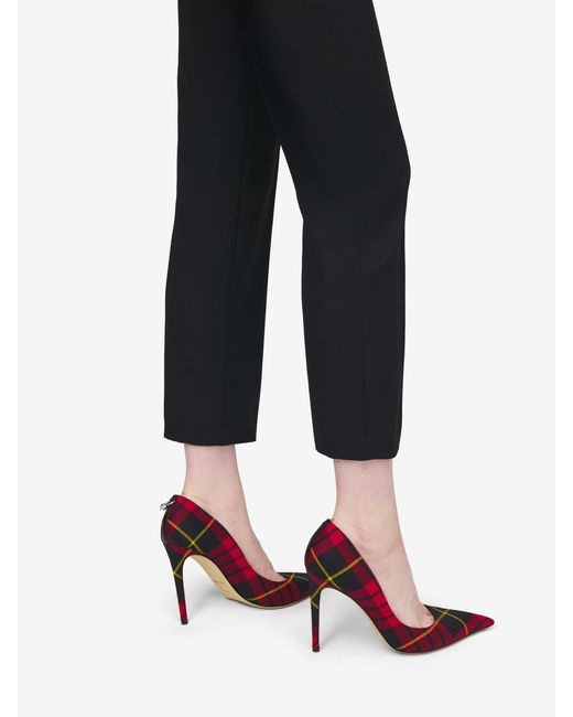 McQueen White Skull Pump