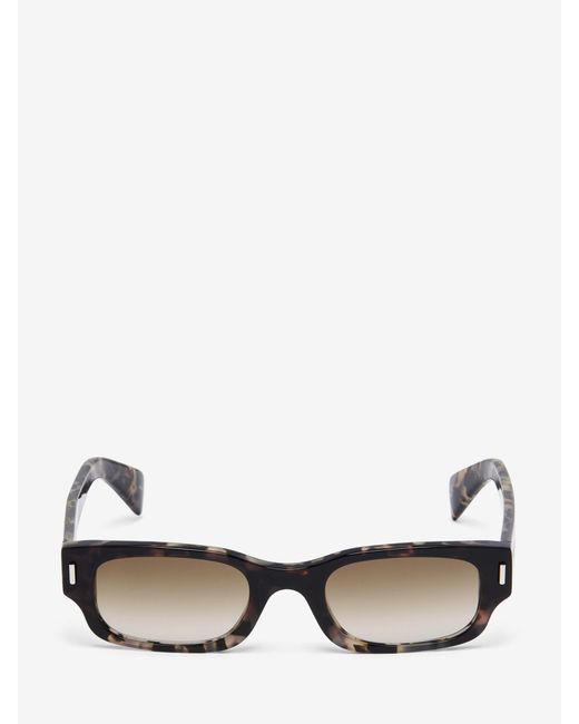 McQueen Multicolor T-Bar Rivet Panthos Sunglasses