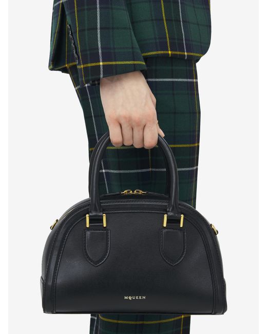 Borsa Birdee Boston Piccola di Alexander McQueen in Black