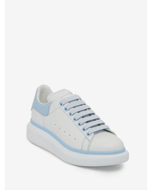 Alexander McQueen Blue White Oversized Sneaker