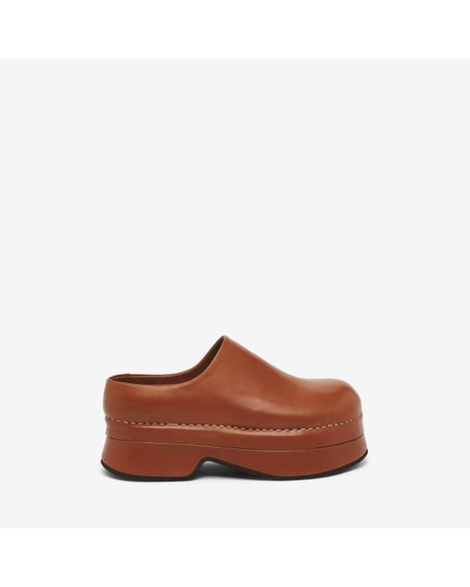 Alexander McQueen Brown Stone Clog