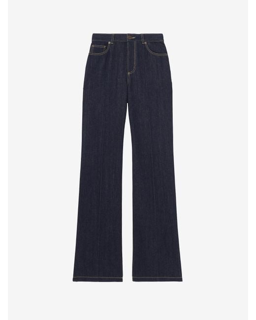 Alexander McQueen Blue Jeans Mit Geradem Bein