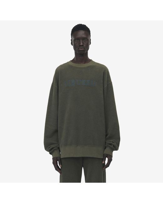 Alexander McQueen Green Mcqueen Logo Sweatshirt for men