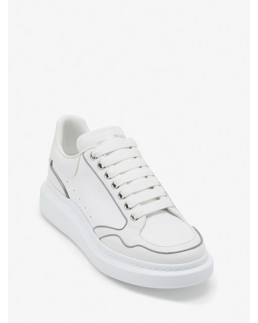 Alexander McQueen Sneaker mit oversized-sohle in White für Herren