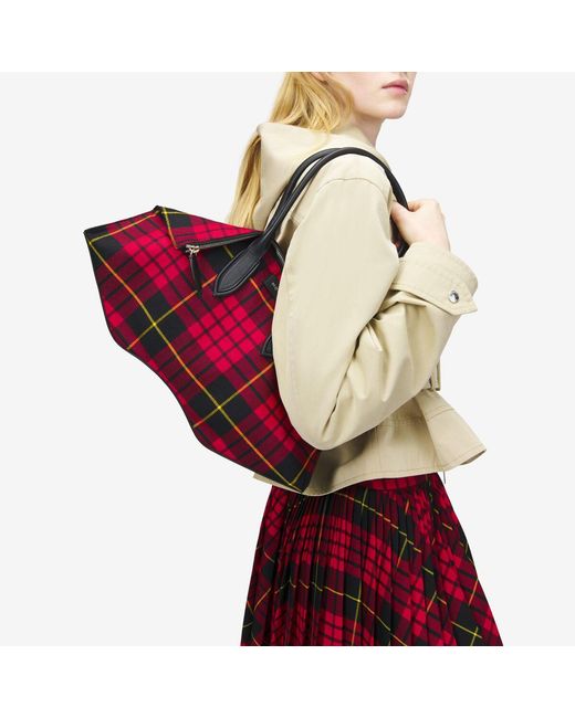 Alexander McQueen Red Manta Bag